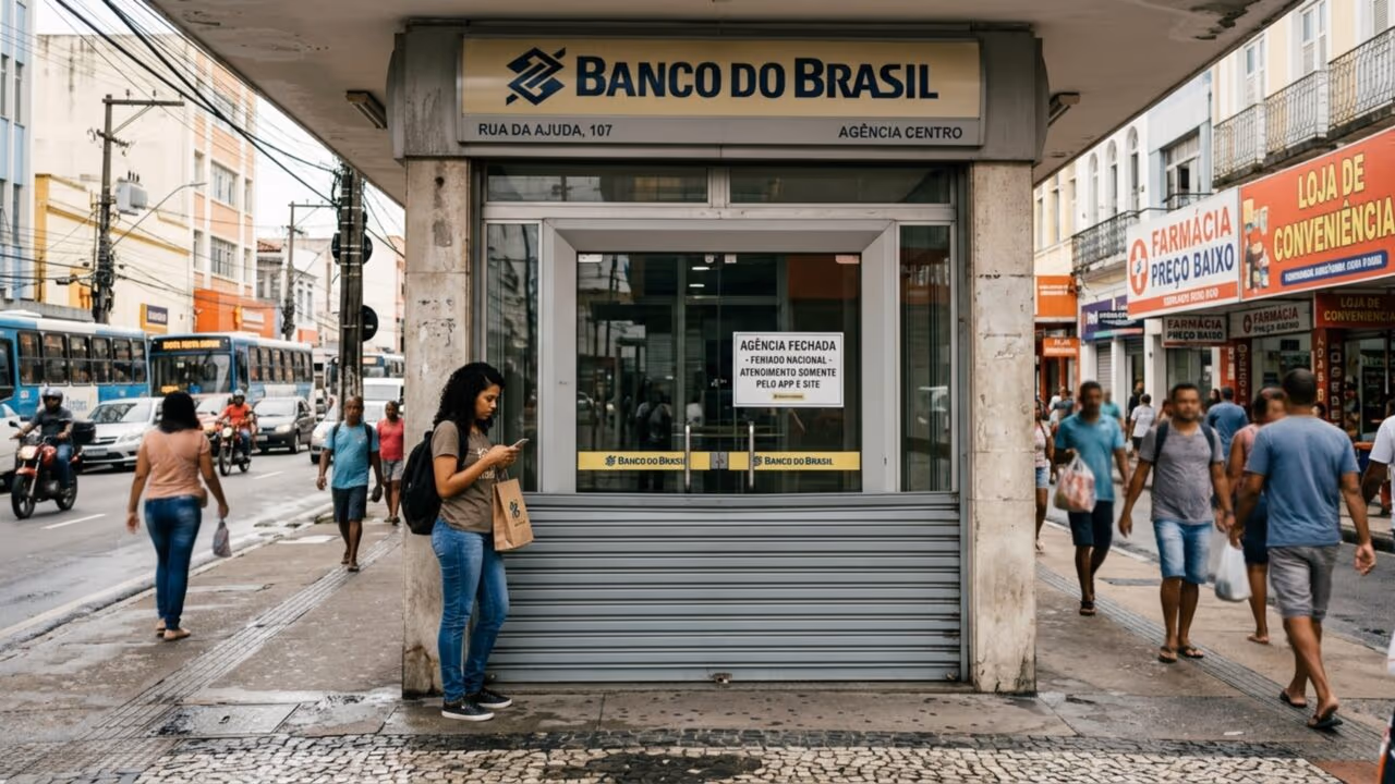 Horário de funcionamento dos bancos muda a partir de 20/04, segunda-feira