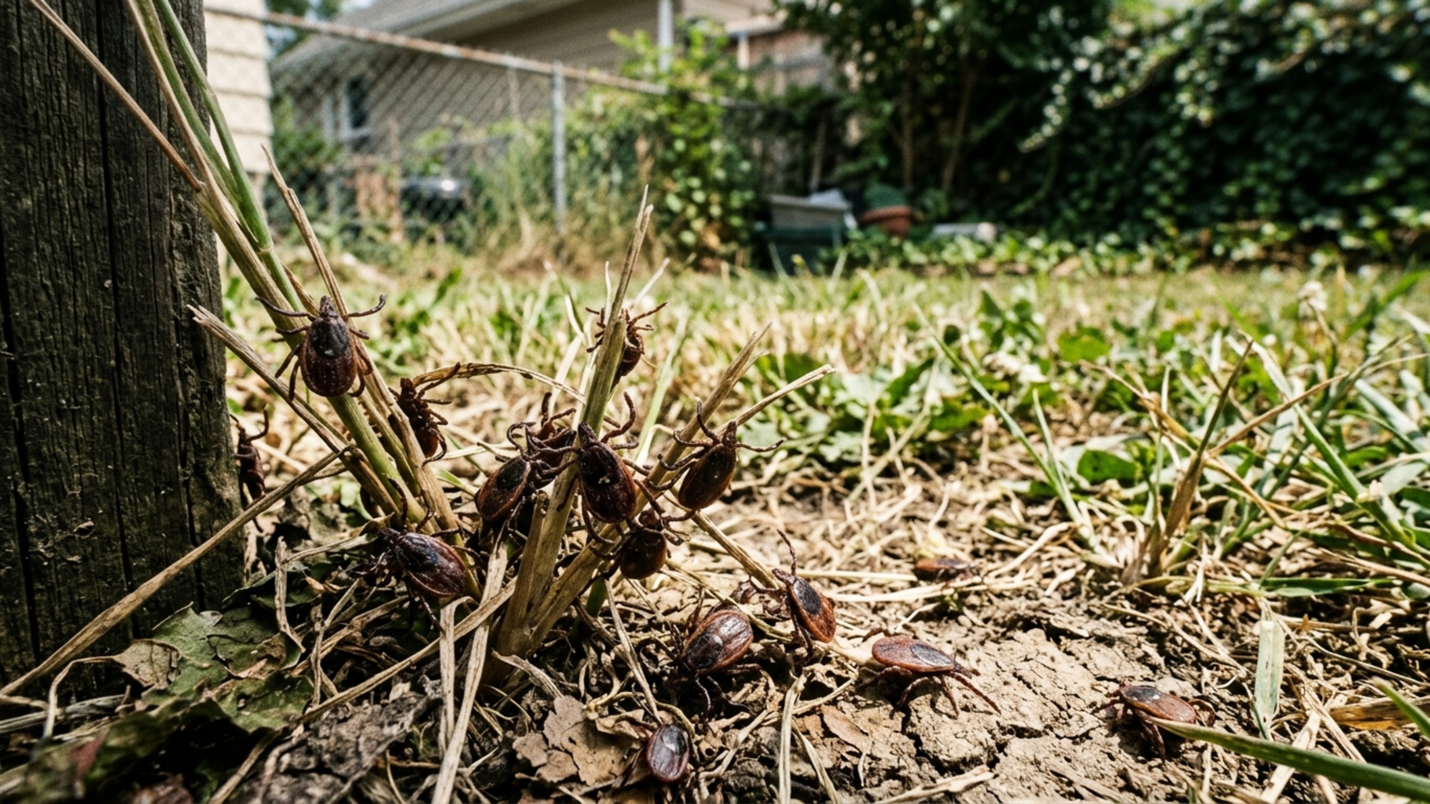 O pó mineral pulverizado no quintal que extermina carrapatos e protege seus cachorros de forma eficaz