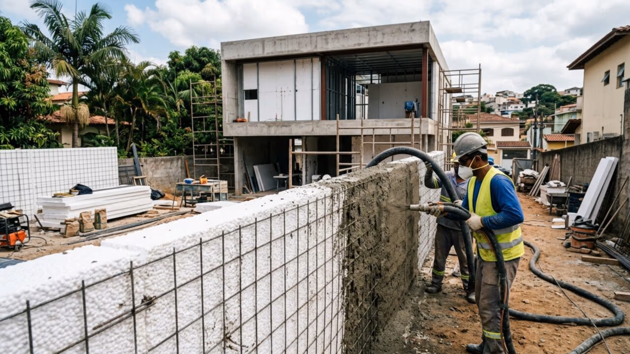 O novo material de construção que parece isopor, custa menos que tijolo e já tem aval do Inmetro