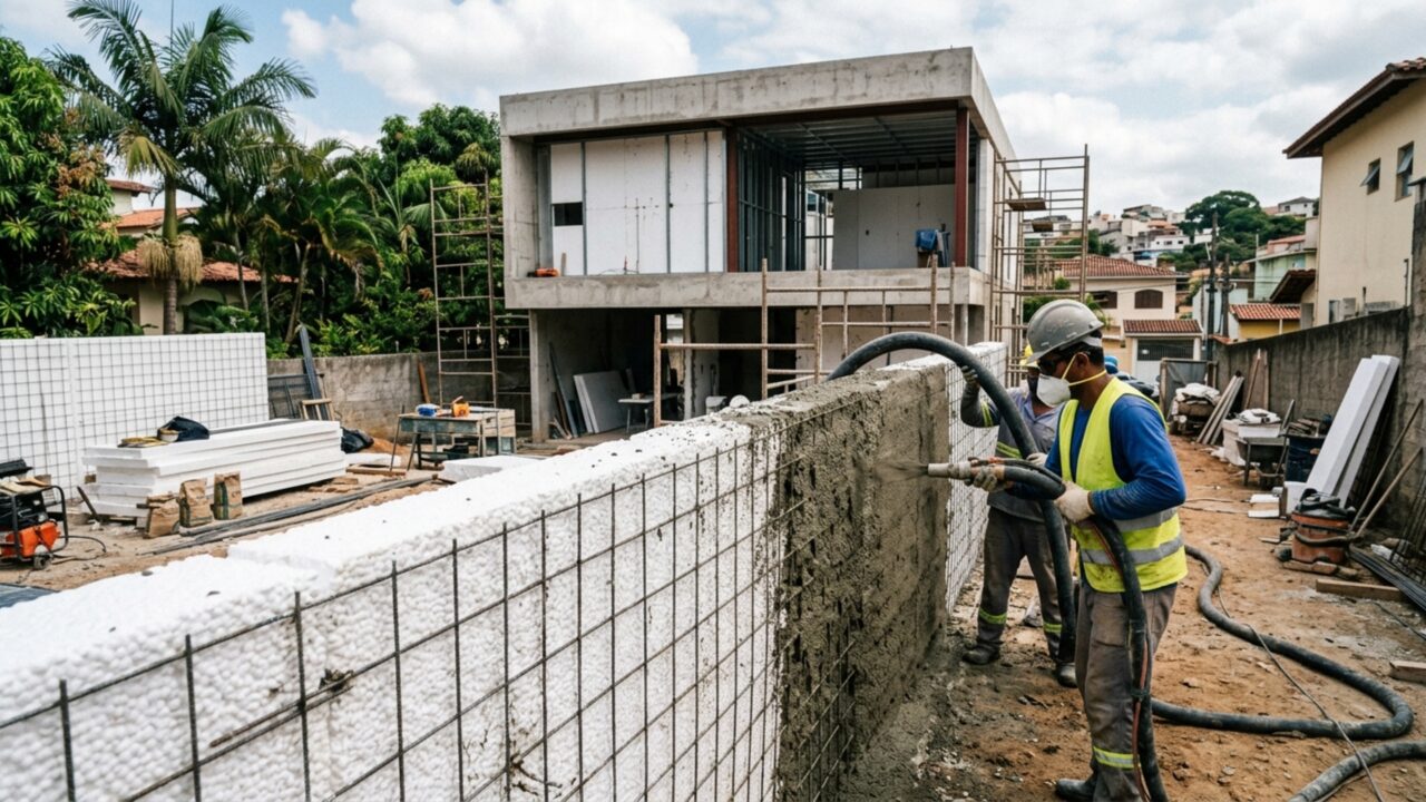 O novo material de construção que parece isopor, custa menos que tijolo e já tem aval do Inmetro