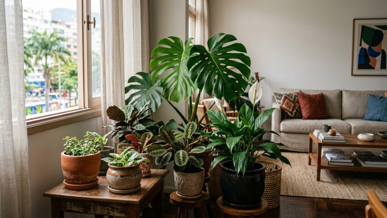 Plantas de sombra que ficam lindas em vasos e transformam qualquer cantinho com pouca luz