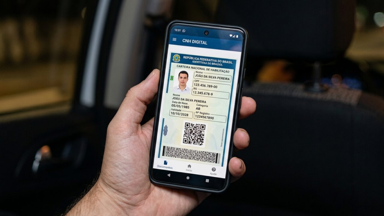 Riscos de confiar só na CNH digital durante a fiscalização de trânsito em 2026