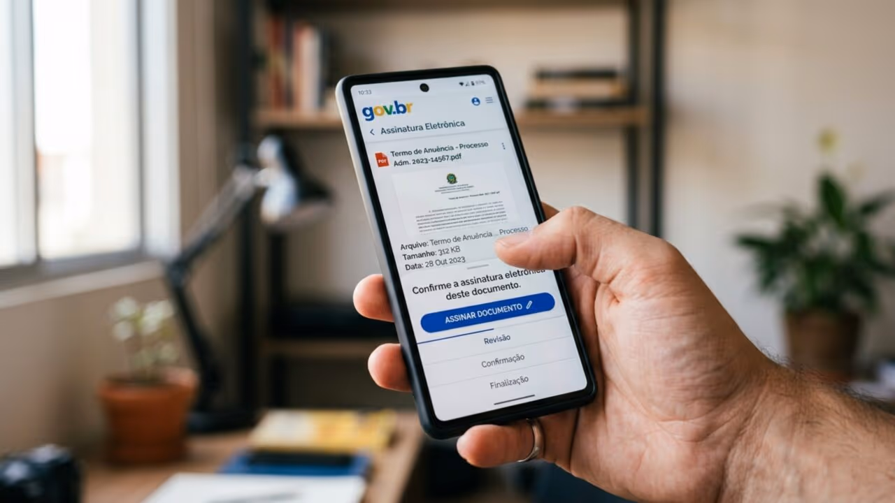 Como assinar documentos digitalmente pelo Gov.br e validar arquivos com segurança direto pelo celular