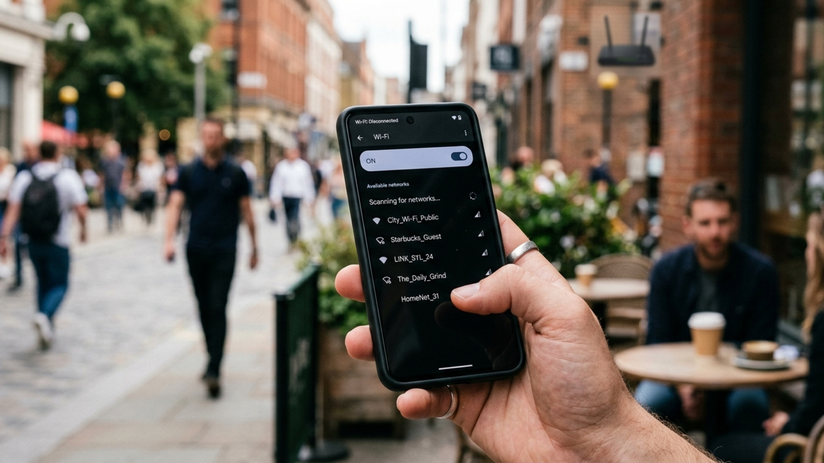 Por que você deve desativar a busca constante por Wi-Fi do seu celular na rua