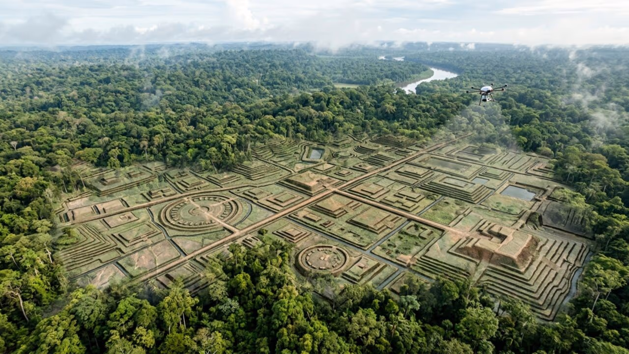 Lasers disparados do céu encontram rede de cidades gigantescas escondidas na Amazônia há milhares de anos