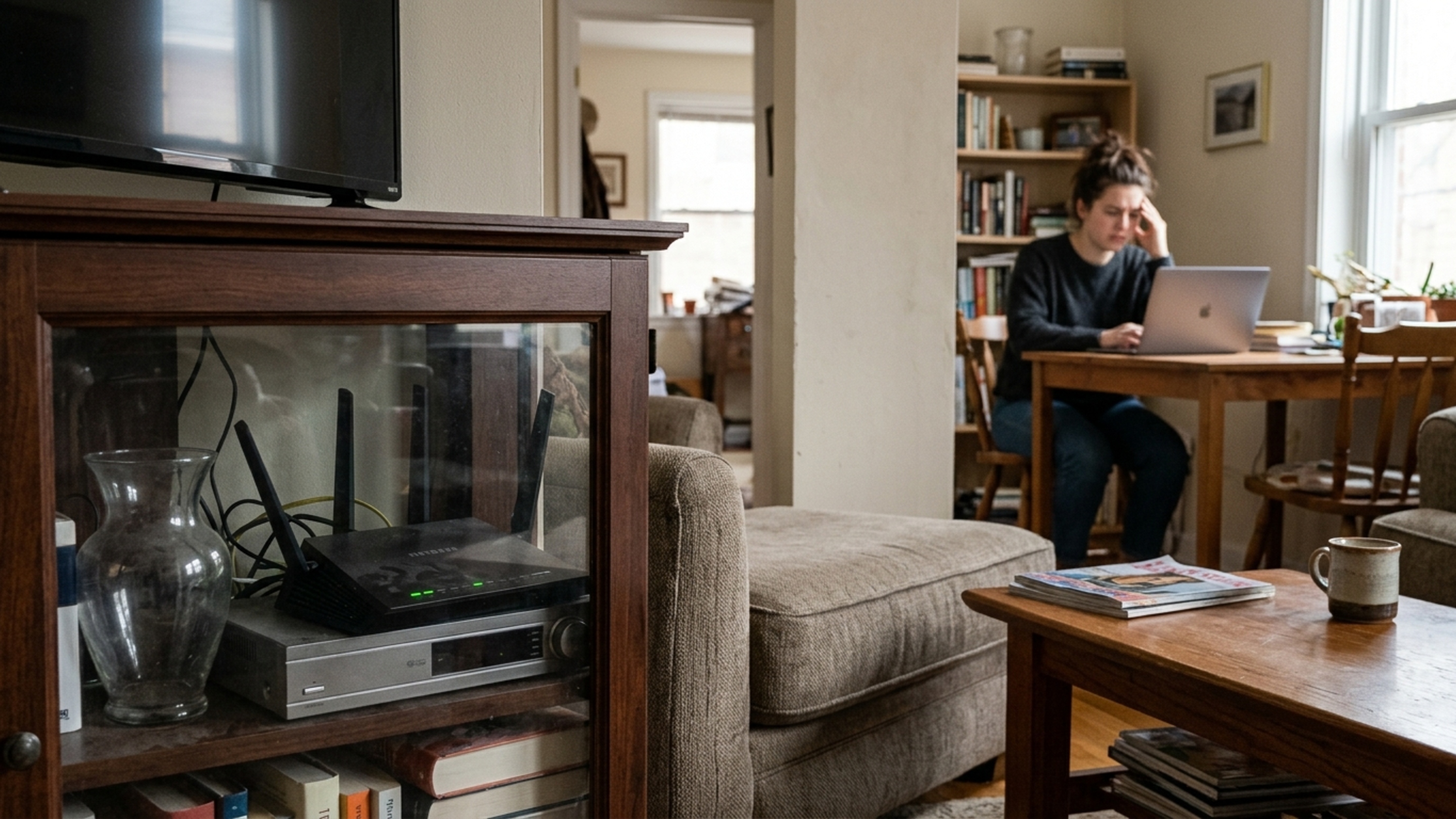 O lugar onde você coloca o roteador Wi-Fi pode estar destruindo a velocidade da sua internet