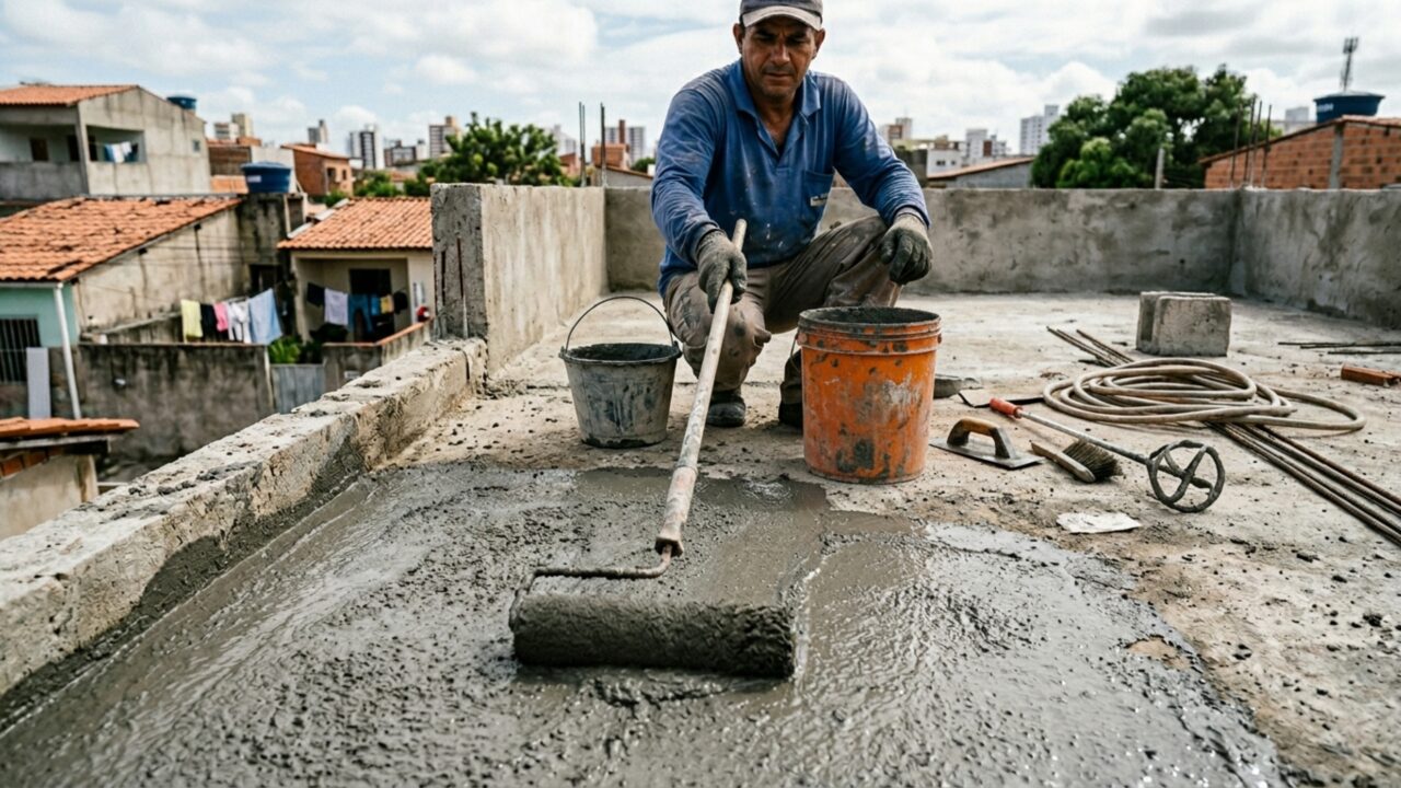 Pedreiro revela nova febre que vai acabar com o uso de tinta em calçadas, paredes e pisos