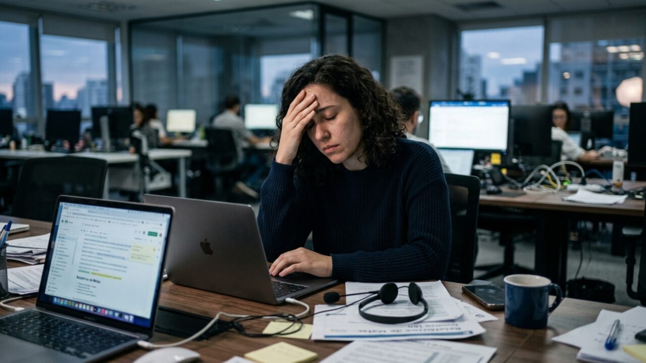 5 profissões com maiores índices de estresse e depressão