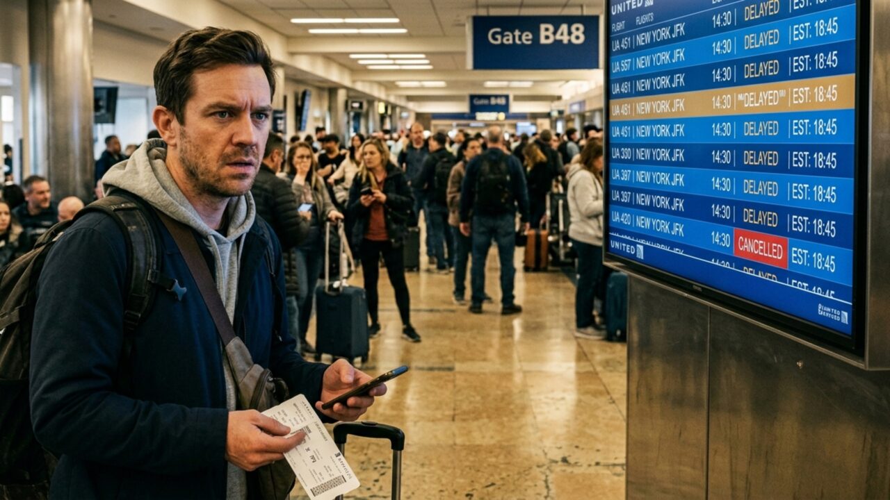 O que diz a lei se o voo atrasar ou for cancelado sem aviso prévio da companhia?