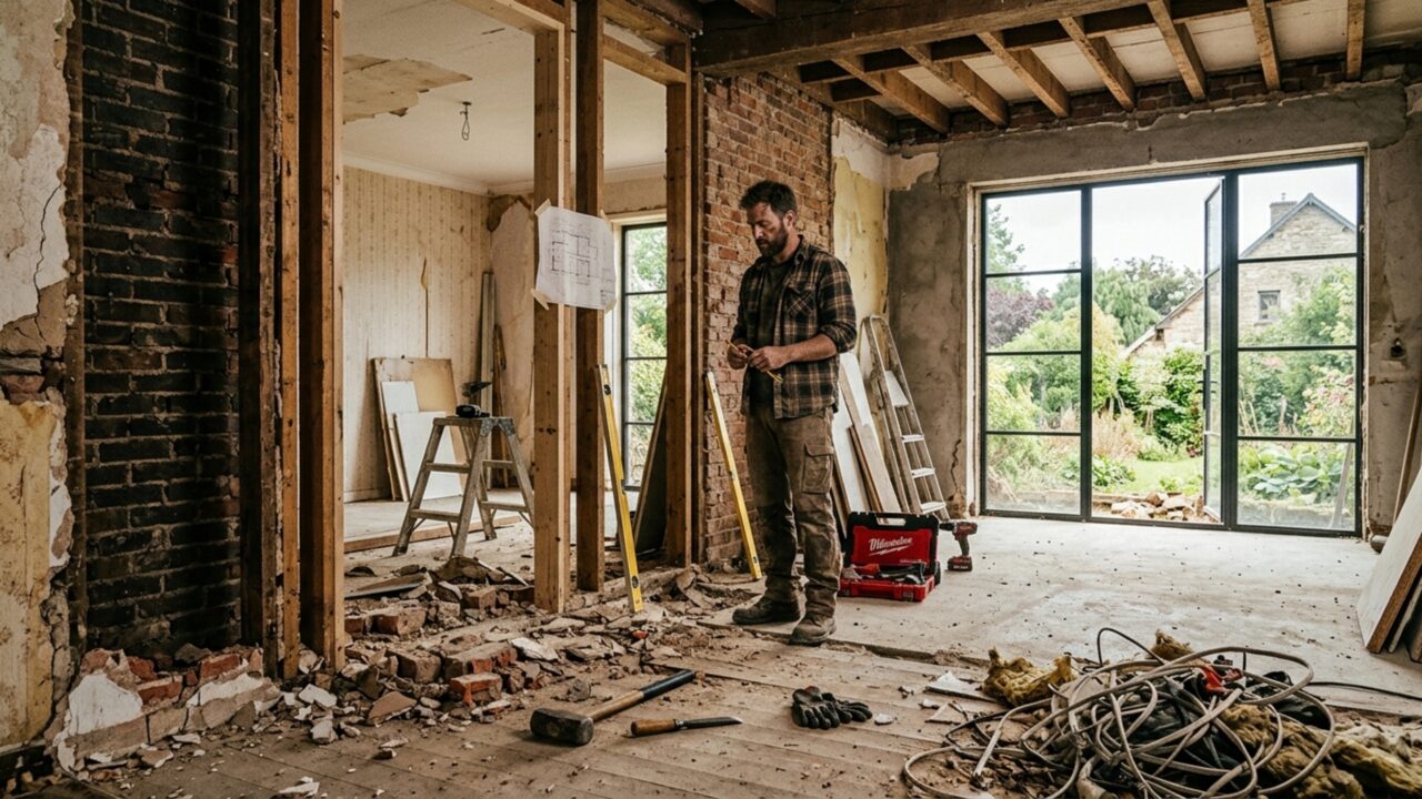 Homem compra casa dos anos 70 e renova utilizando estudo e persistência