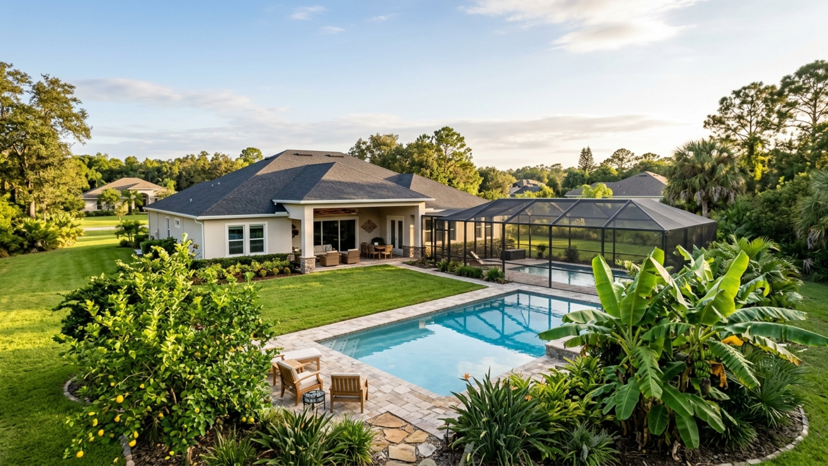 Casa com piscina em lote de 2 mil m² até $500 mil é possível nesse lugar pouco comentado