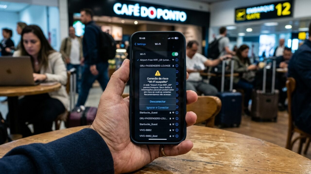 Nem todo Wi-Fi grátis é seguro: o detalhe que pode colocar suas senhas e contas em risco