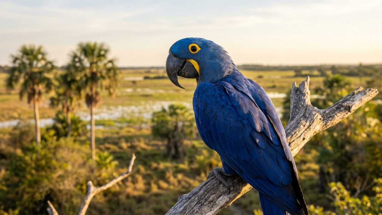 A rainha de 1 metro do Pantanal que você vê, admira, mas ainda não entende de verdade