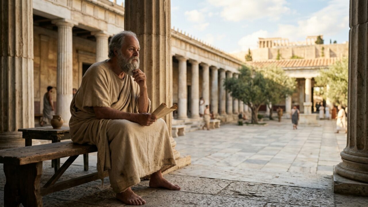 Sócrates, sábio filósofo grego: “Não devemos pensar que o mais importante é viver, mas viver coerentemente”