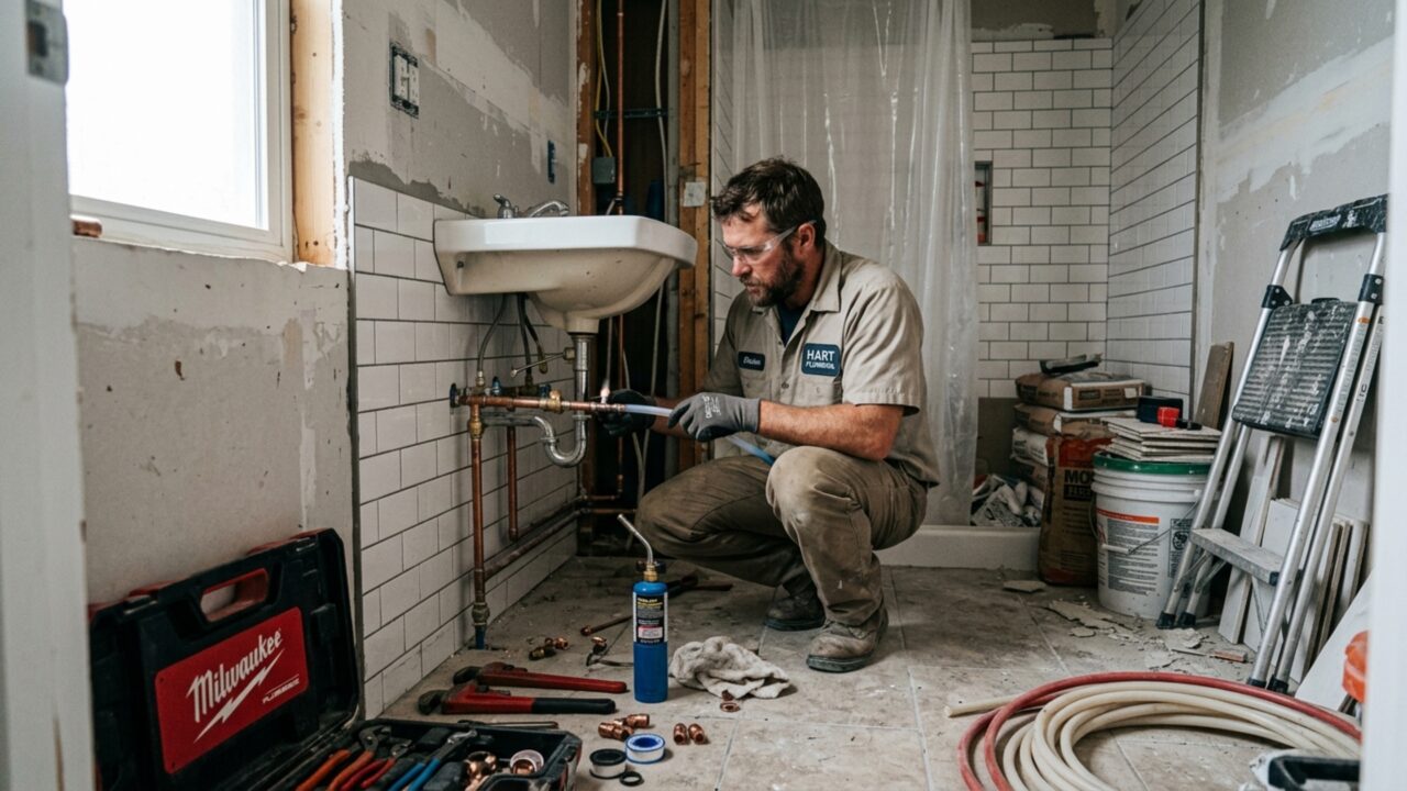 Quanto um pedreiro cobra para reformar um banheiro de 4m² em abril de 2026?