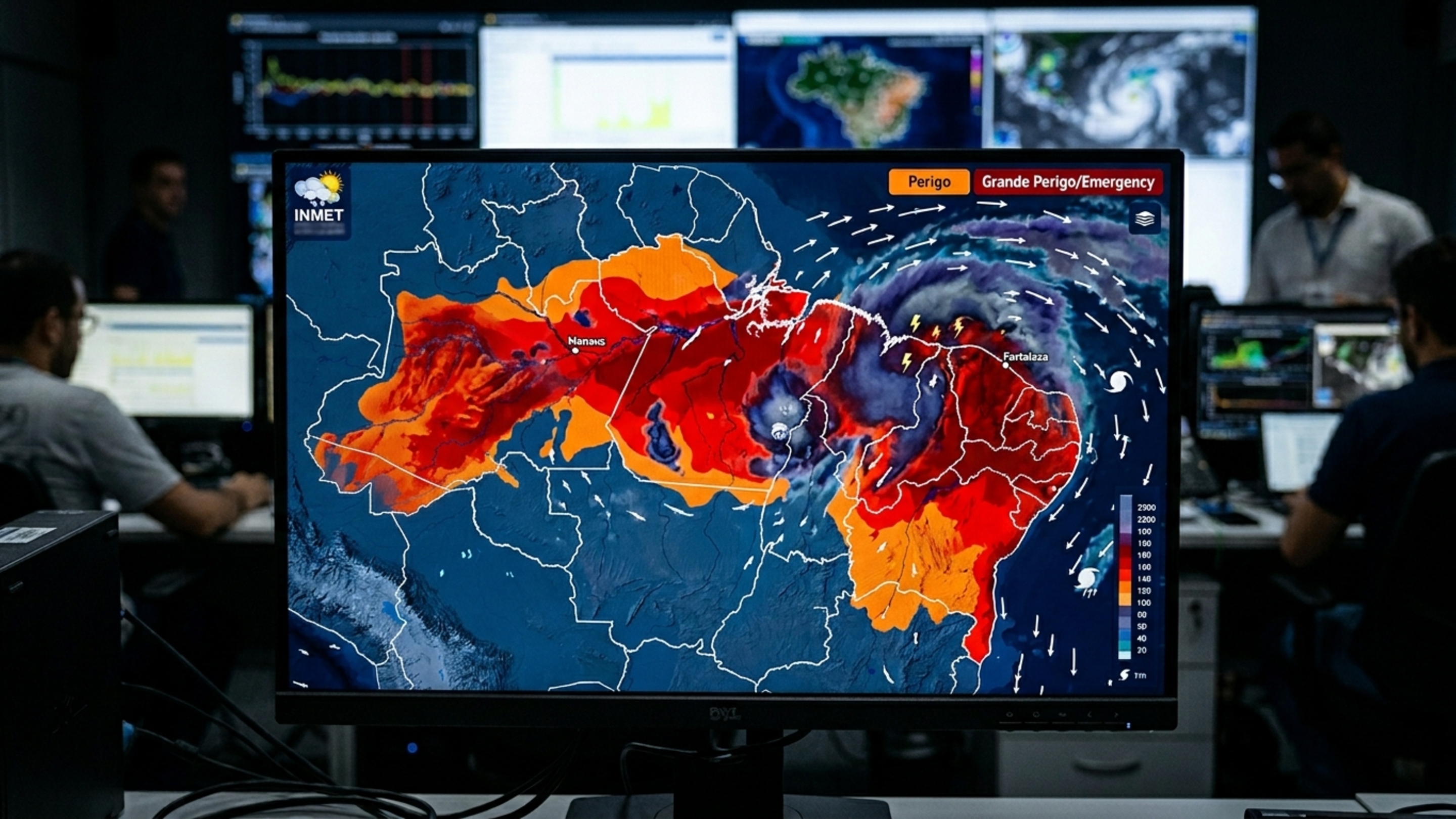 Alerta do Inmet para fortes chuvas no domingo, 26; veja as regiões e proteja-se
