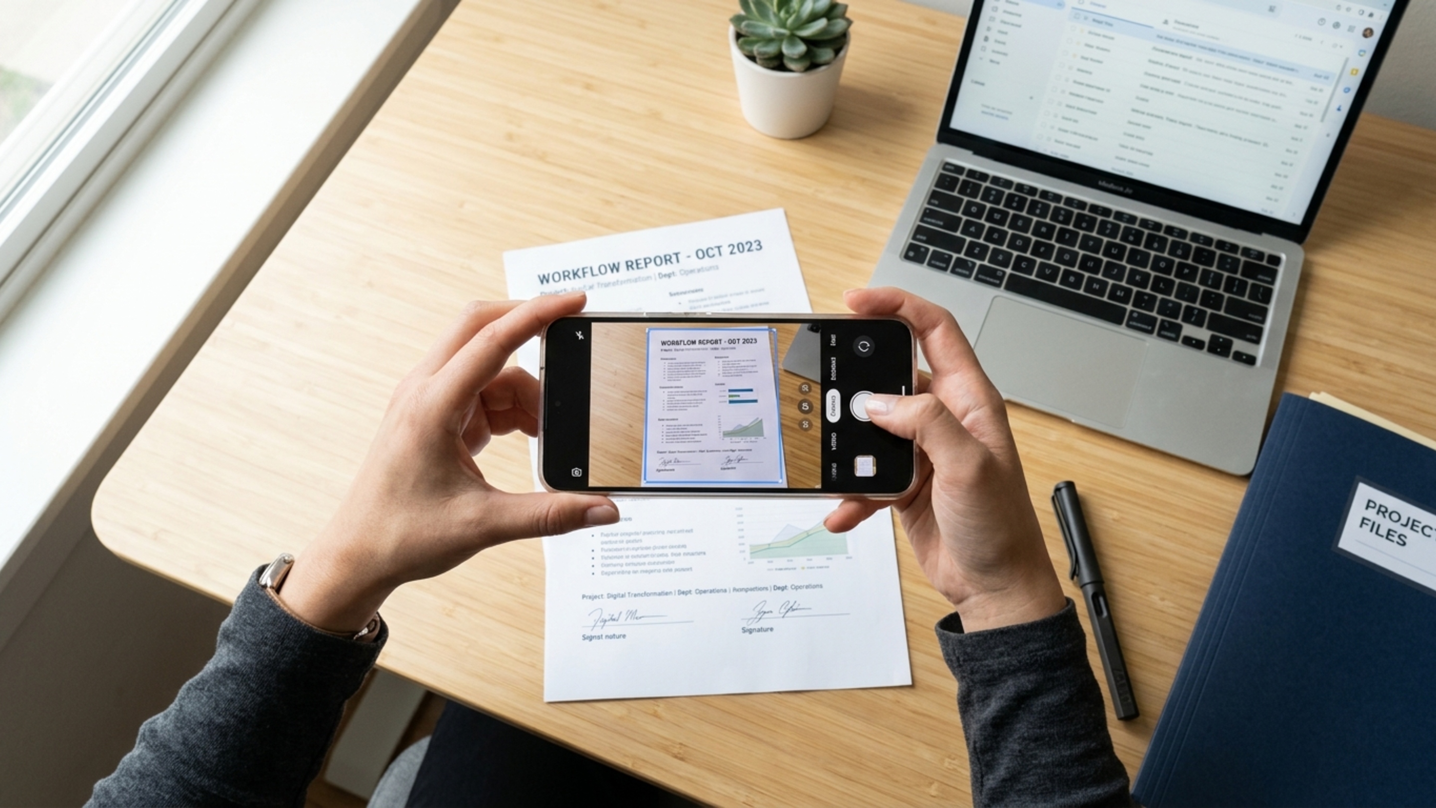 Câmera, PDF e assinatura digital: o trio que simplifica documentos sem sair de casa