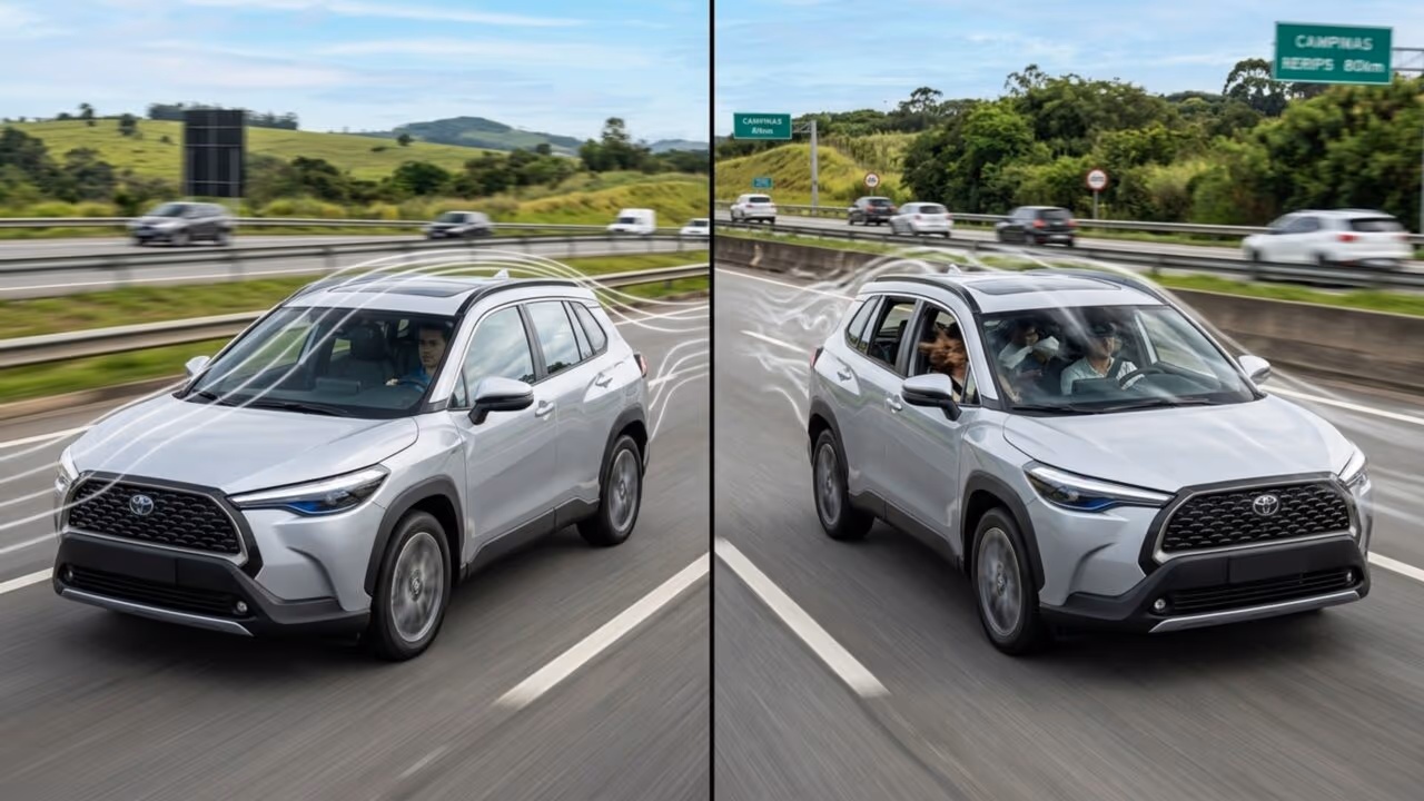 Ar-condicionado ligado ou janelas abertas? O teste de engenharia que encerra a dúvida do que gasta mais combustível