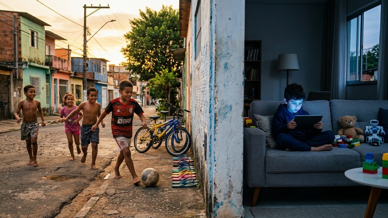 A ciência revela por que a geração que brincava na rua até tarde desenvolveu uma resistência ao estresse que surpreende os médicos