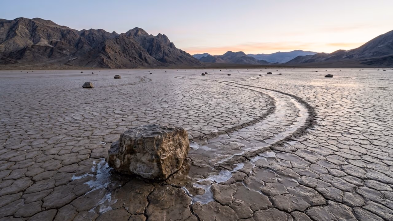 O mistério das rochas pesadas que andam sozinhas no deserto e que a ciência levou quase um século para desvendar