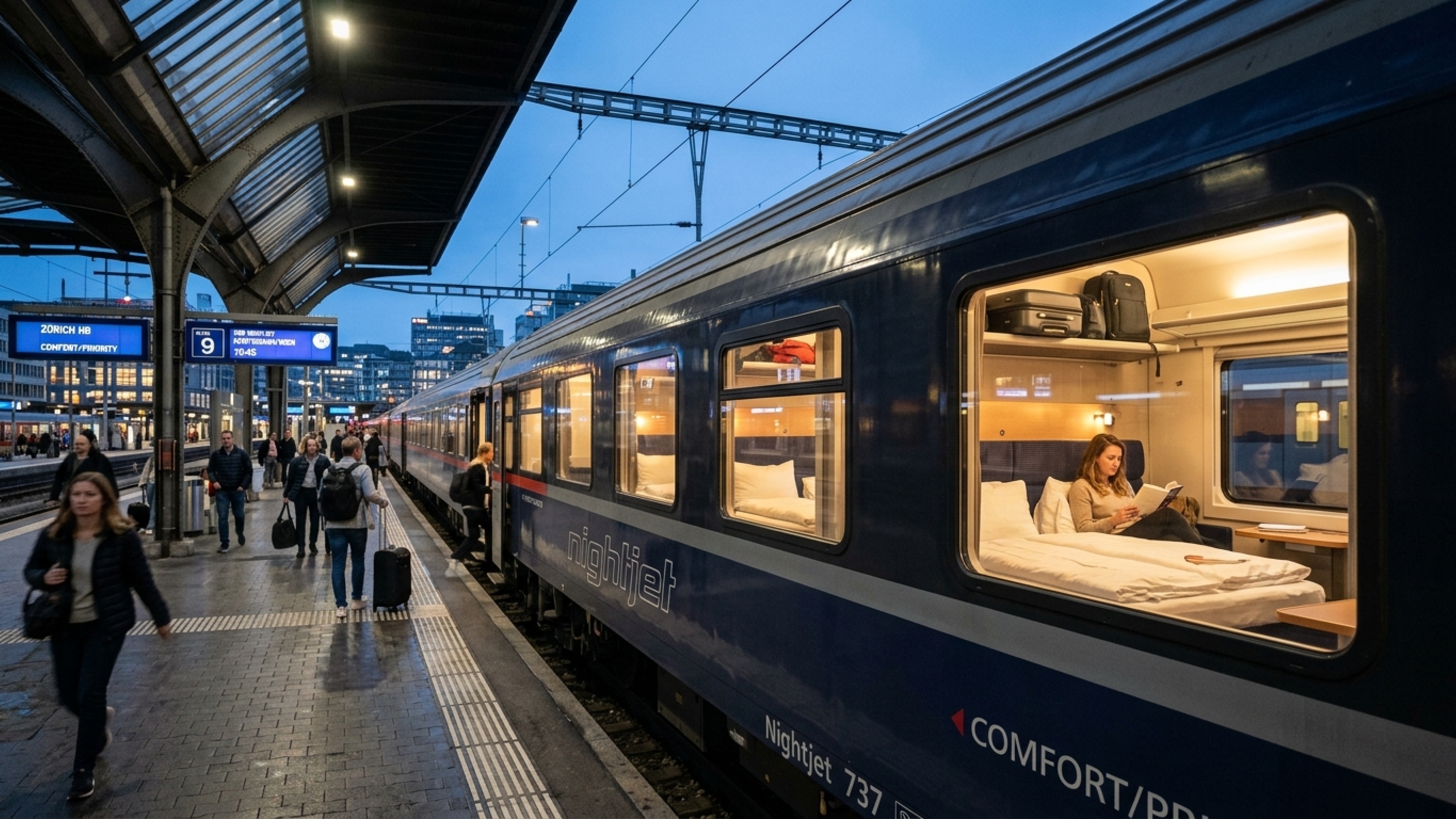 Luz verde para o trem noturno que conectará Barcelona a 100 cidades europeias e custará menos que um voo