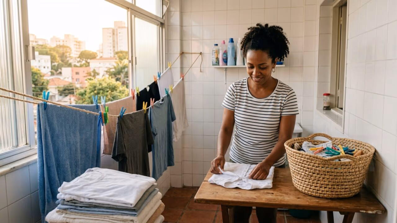 Você dobra a roupa assim que tira do varal? A psicologia explica esse hábito