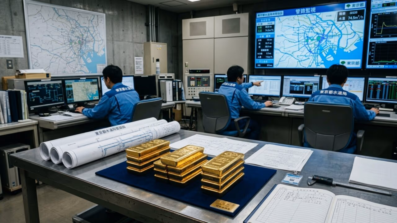 Empresa de abastecimento de água ganha 21kg de barras de ouro no valor de $560 milhões de doador anônimo