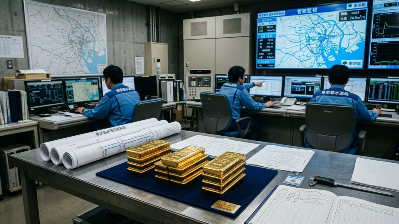 Empresa de abastecimento de água ganha 21kg de barras de ouro no valor de $560 milhões de doador anônimo