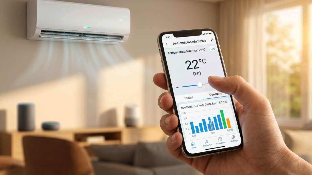 Ar-condicionado inteligente compensa no calor ou virou só conforto premium com app bonito?