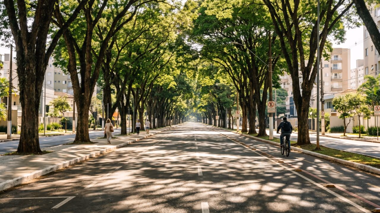 A cidade que nasceu de uma canção: 124 metros de catedral e 400 mil árvores com melhor qualidade de vida do Brasil