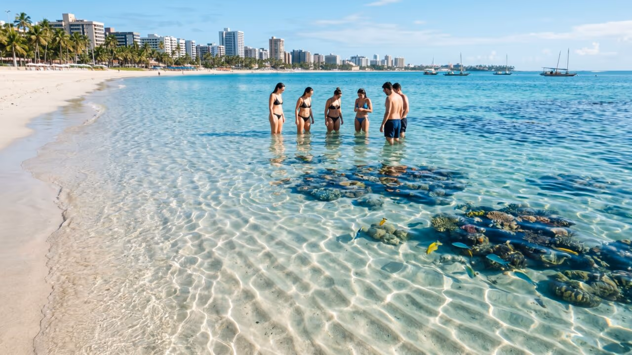 O Caribe Brasileiro tem sol o ano inteiro e o mar mais transparente do Nordeste na porta de casa