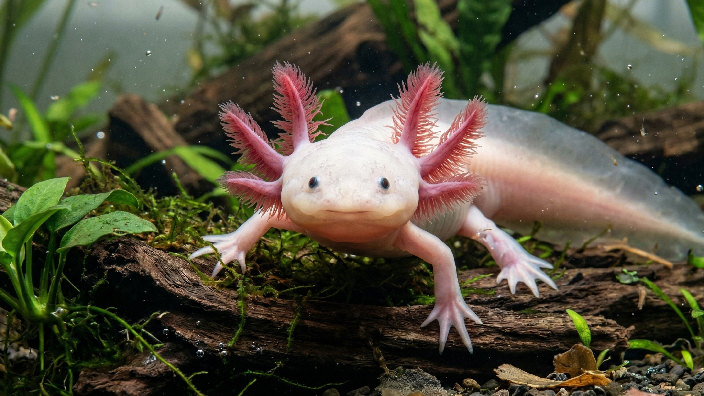 Nem só aparência curiosa, nem só regeneração rara: o axolote reúne duas características quase inacreditáveis