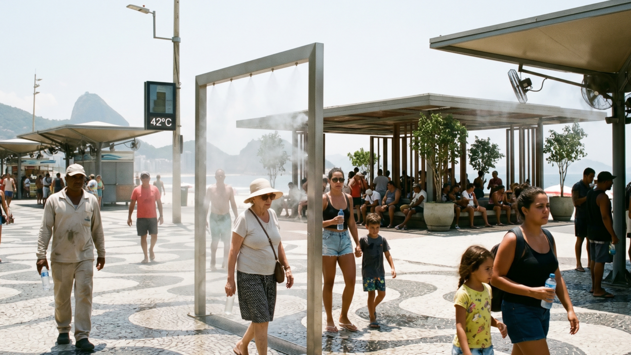 A cidade brasileira que está reinventando a própria rotina para suportar altas temperaturas no dia a dia