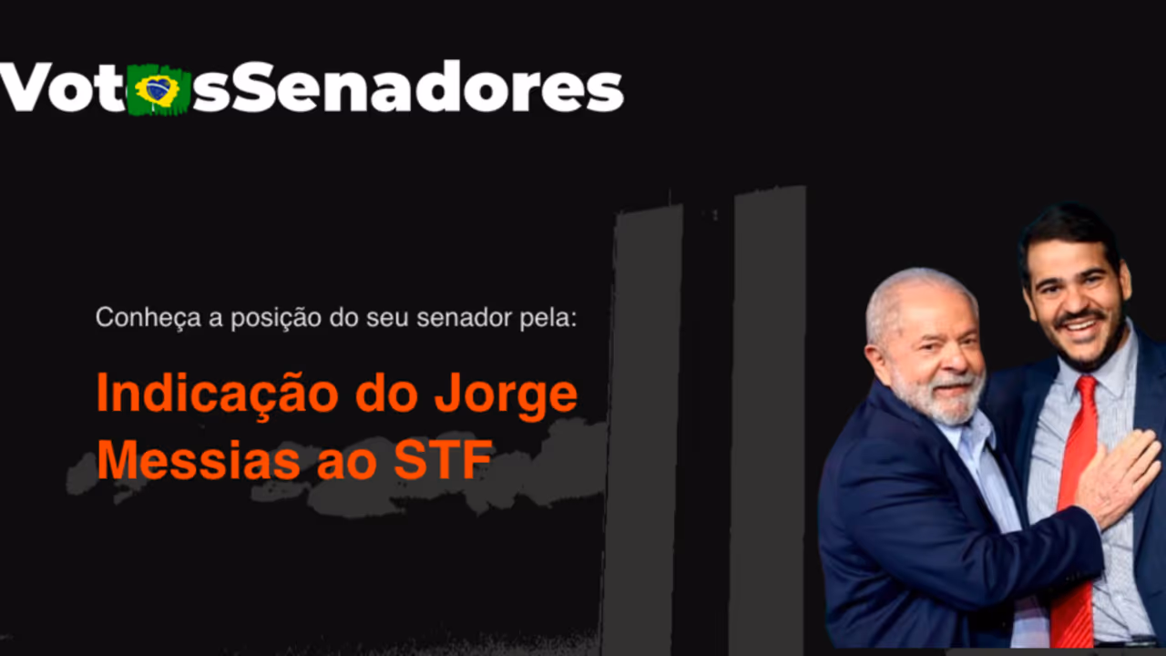 Um “termômetro” de votos do Senado sobre a indicação de Messias ao STF