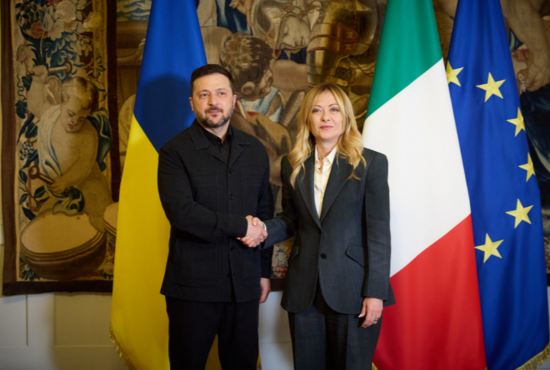 Crusoé: Zelensky e Meloni avançam em cooperação com foco em drones