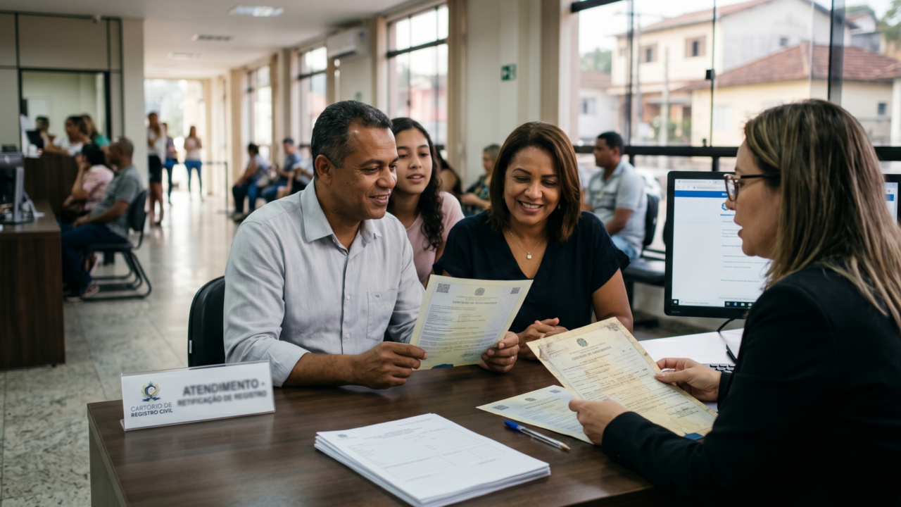 Nome, sobrenome e correção de registro civil: o que hoje pode ser resolvido sem processo demorado