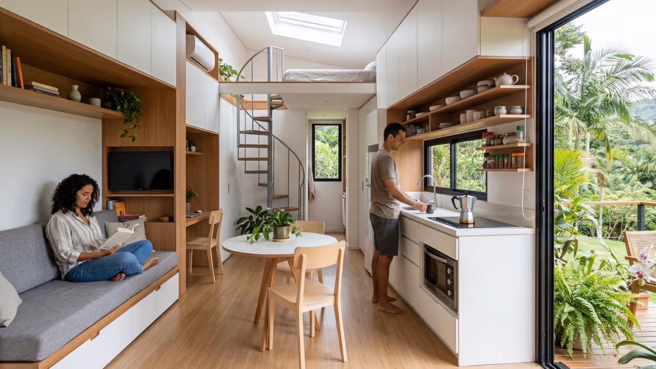 Casa pequena pode render muito mais quando o projeto evita erros que desperdiçam espaço