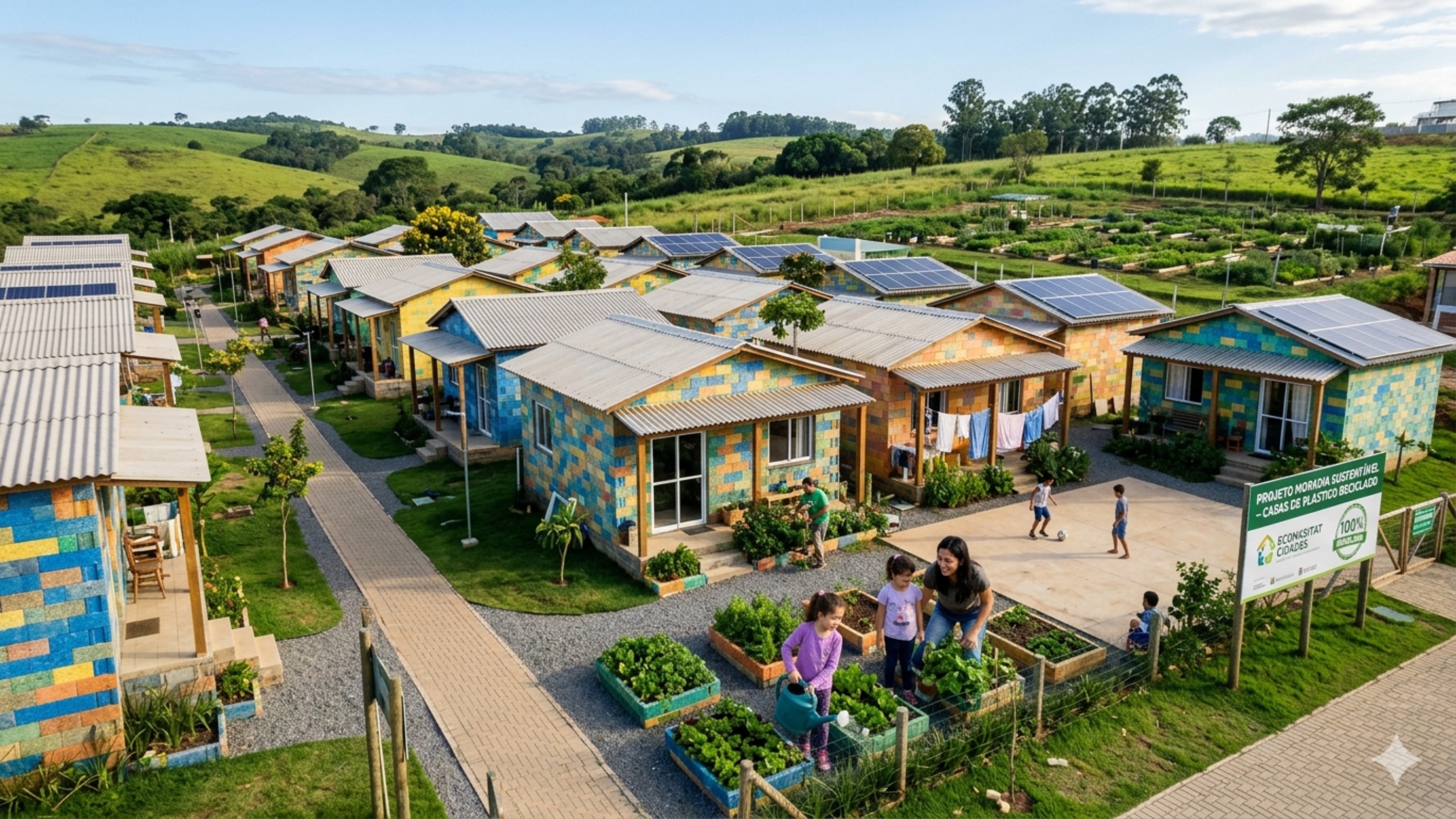 Casas com plástico reciclado: Elas são construídas em apenas 5 dias e custam até $7.000