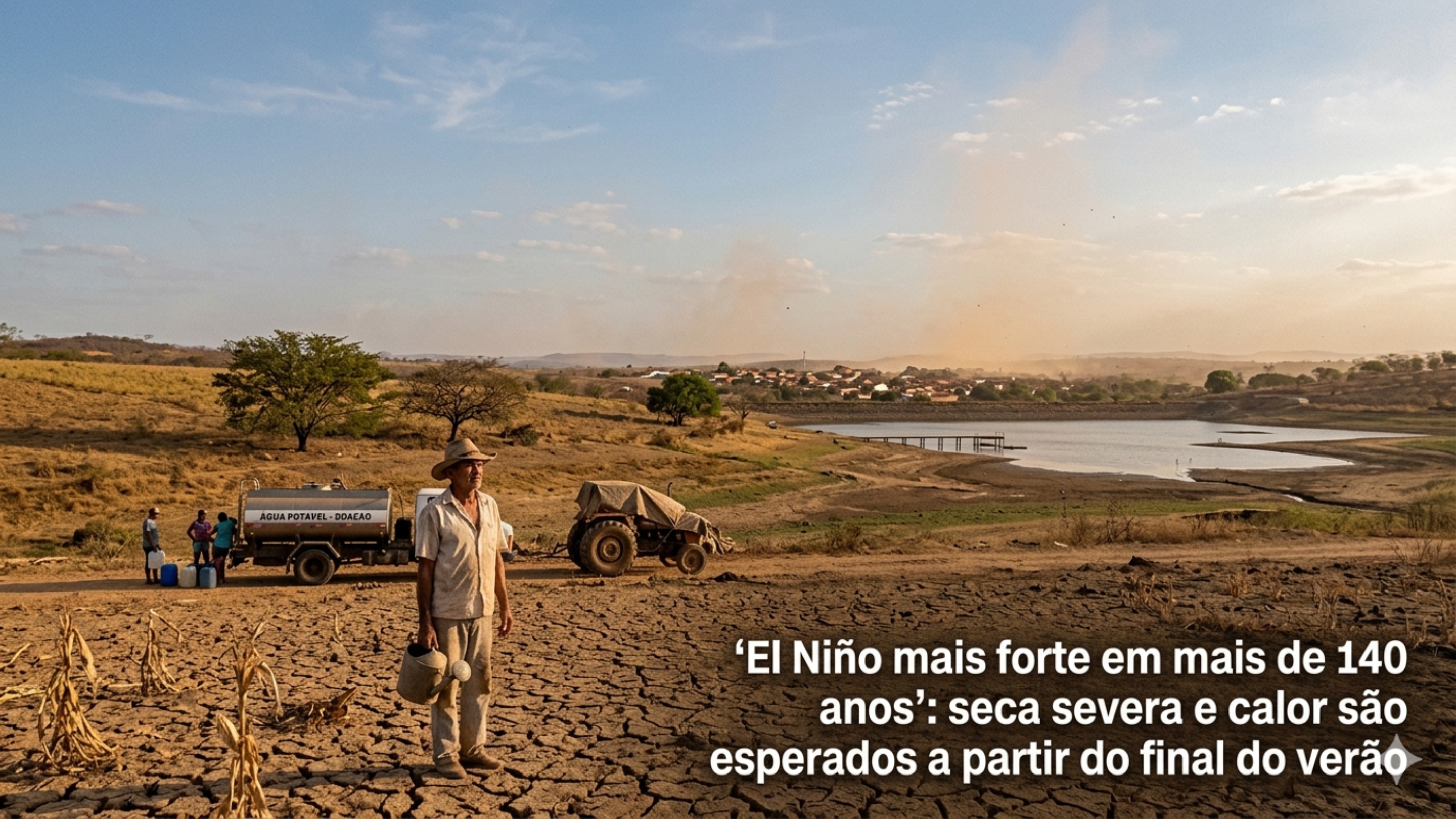 ‘Chance séria do Super El Niño, o mais forte em 140 anos’: seca severa e calor são esperados a partir do final do verão