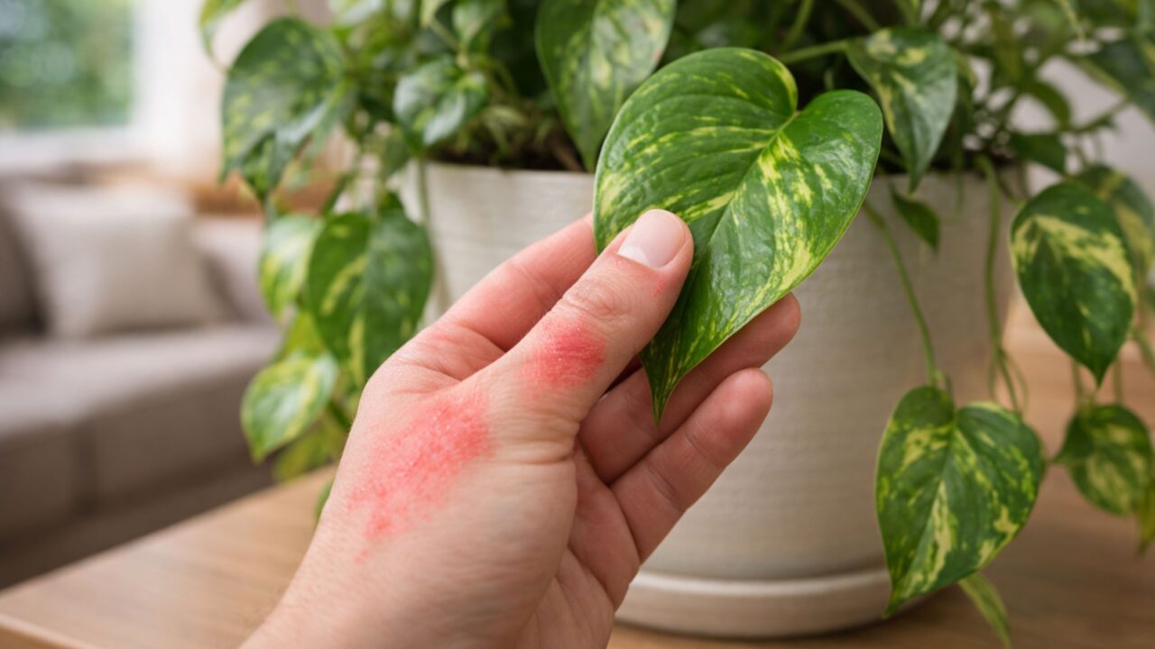 Essa planta irrita a pele e continua sendo cultivada normalmente dentro de casa