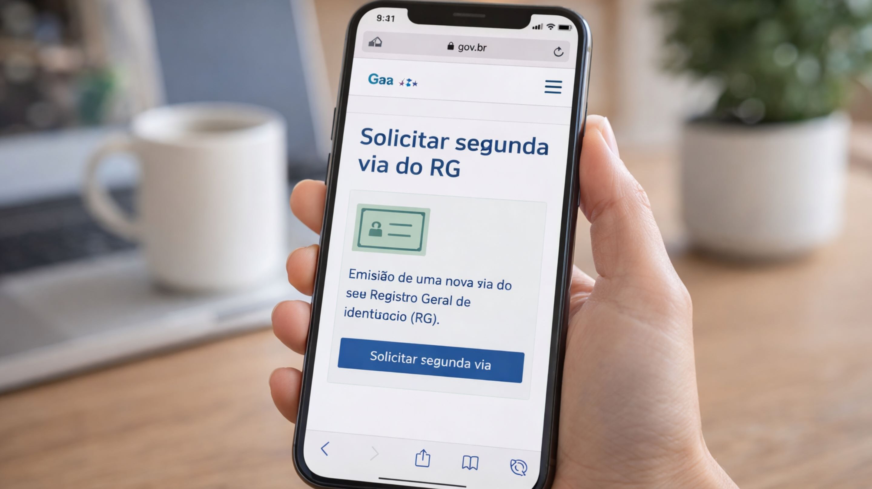 Como tirar a segunda via do RG pelo celular sem sair de casa e evitar filas desnecessárias