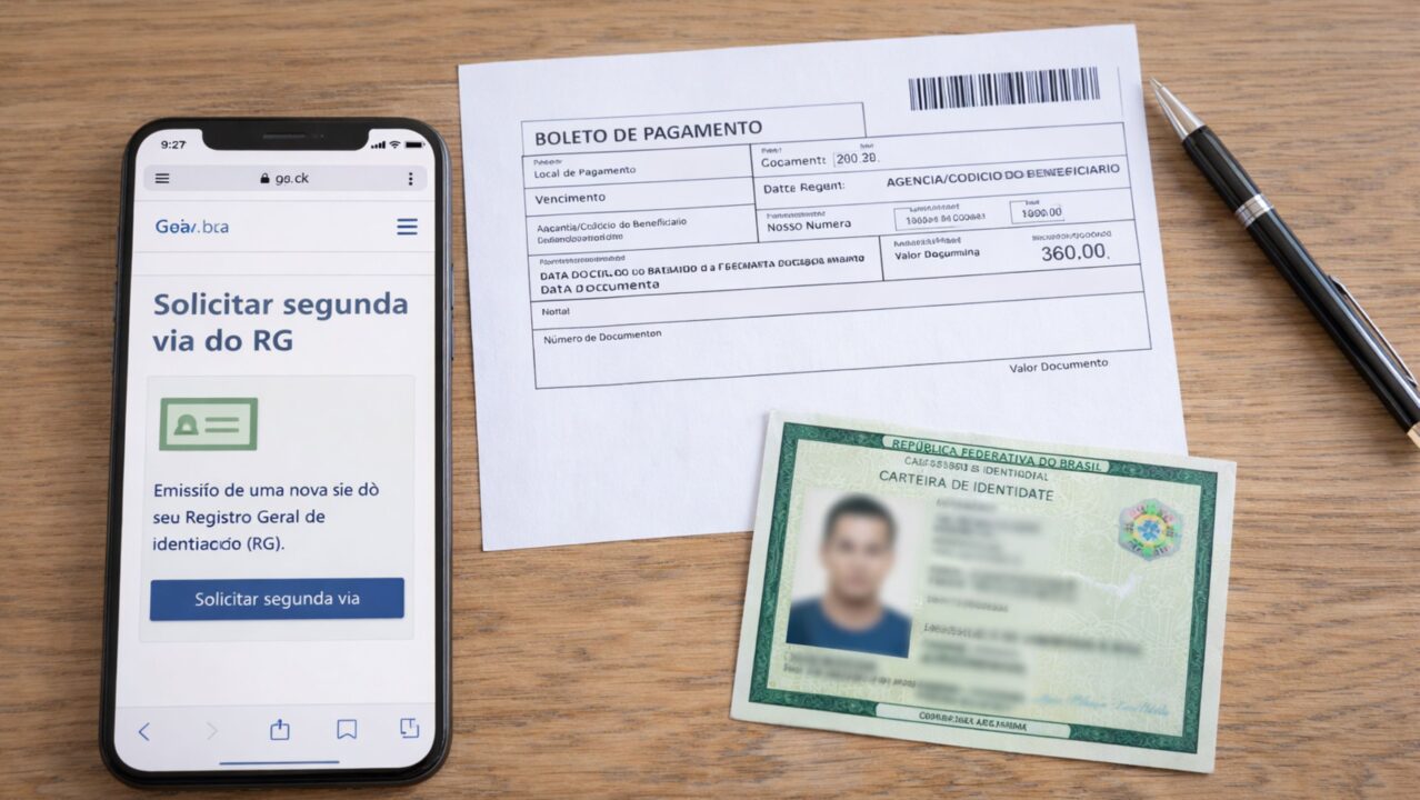 Como tirar a segunda via do RG pelo celular sem sair de casa e evitar filas desnecessárias