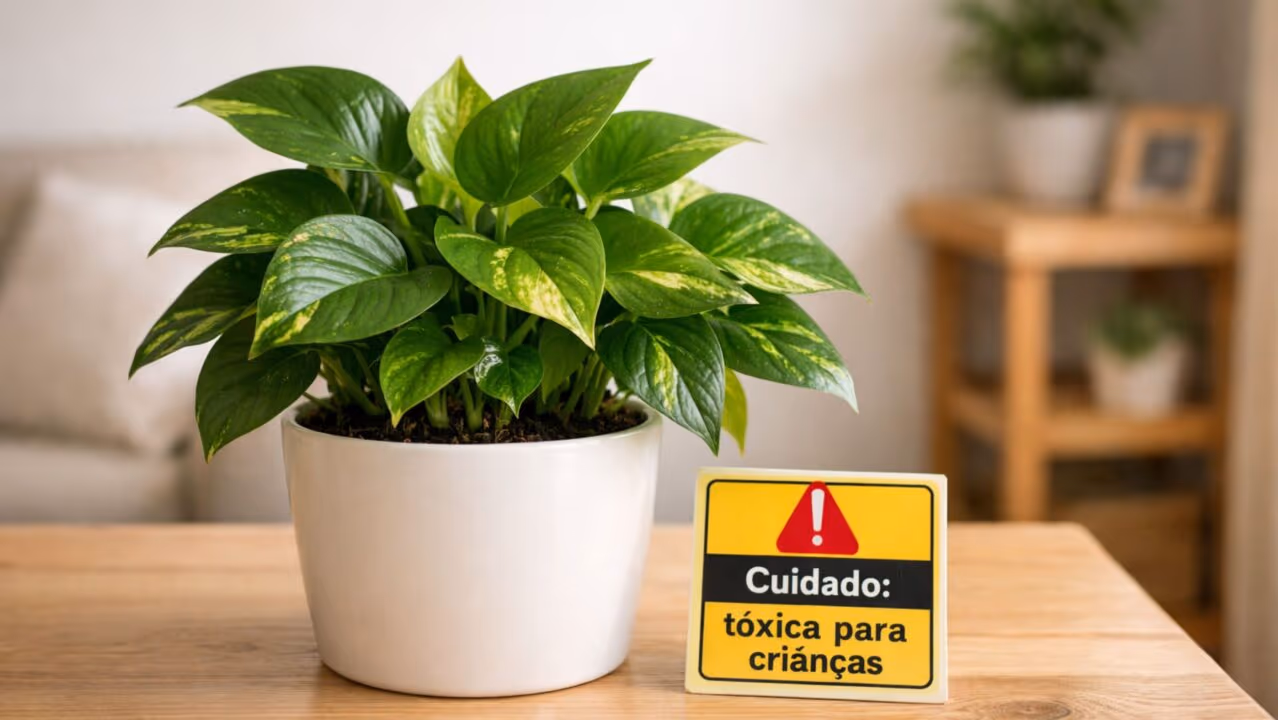 A planta que parece inofensiva pode ser tóxica para crianças pequenas e está presente em muitas casas