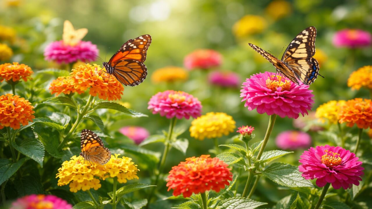 Plantas que atraem borboletas para o jardim e deixam o espaço mais vivo e colorido