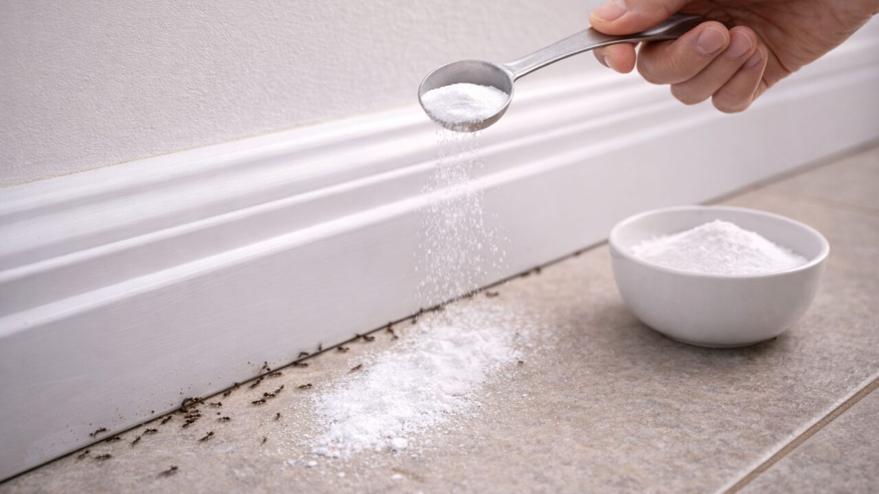 Esse truque com bicarbonato pode acabar com insetos dentro de casa e pouca gente usa do jeito certo