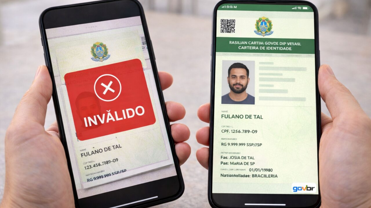Posso mostrar o print do documento ou isso pode dar problema na hora da abordagem?