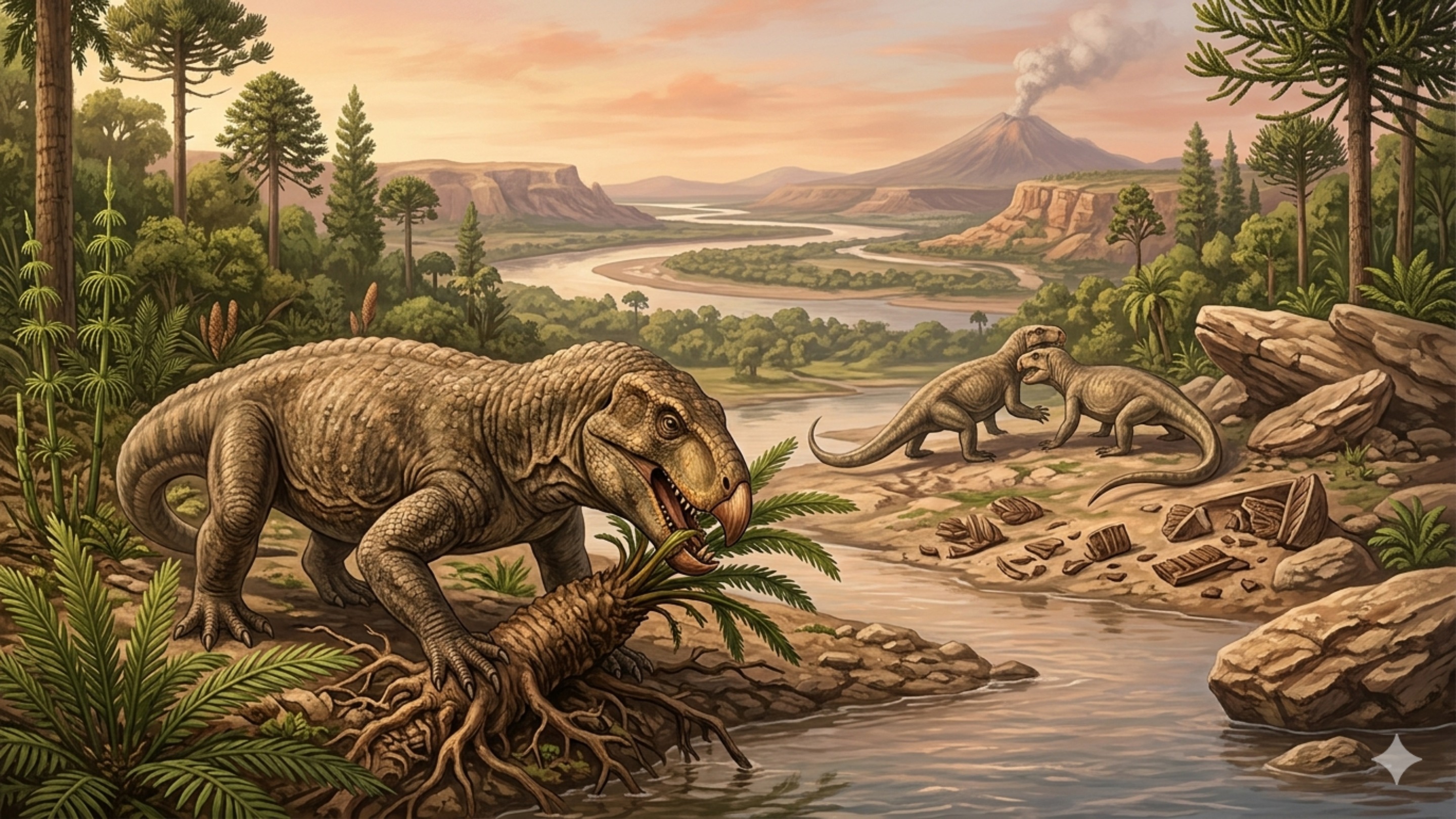 Cientistas encontram réptil com bico de papagaio com 230 milhões de anos no Brasil