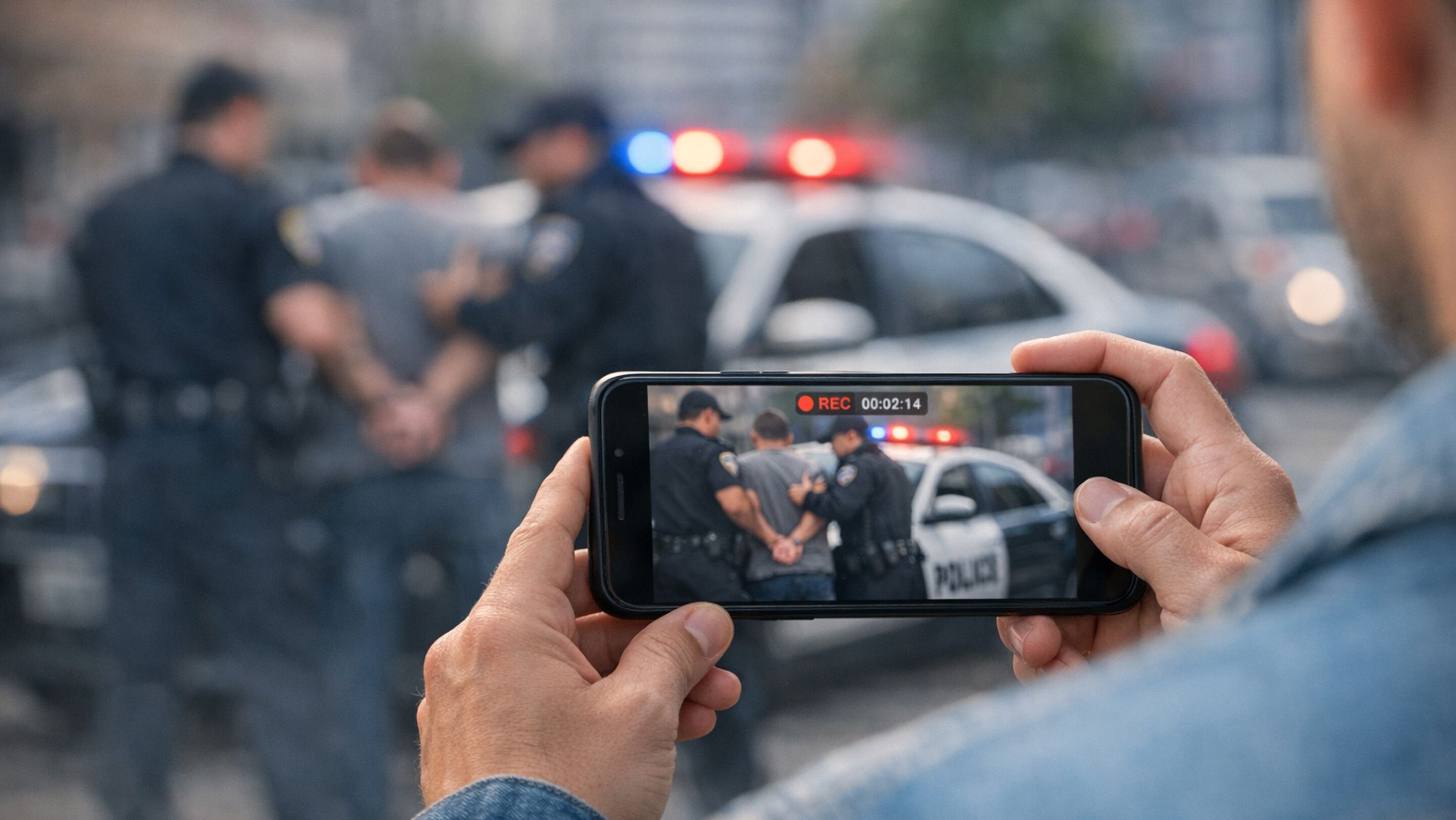 Posso gravar uma abordagem policial e o que diz a lei sobre isso em situações reais