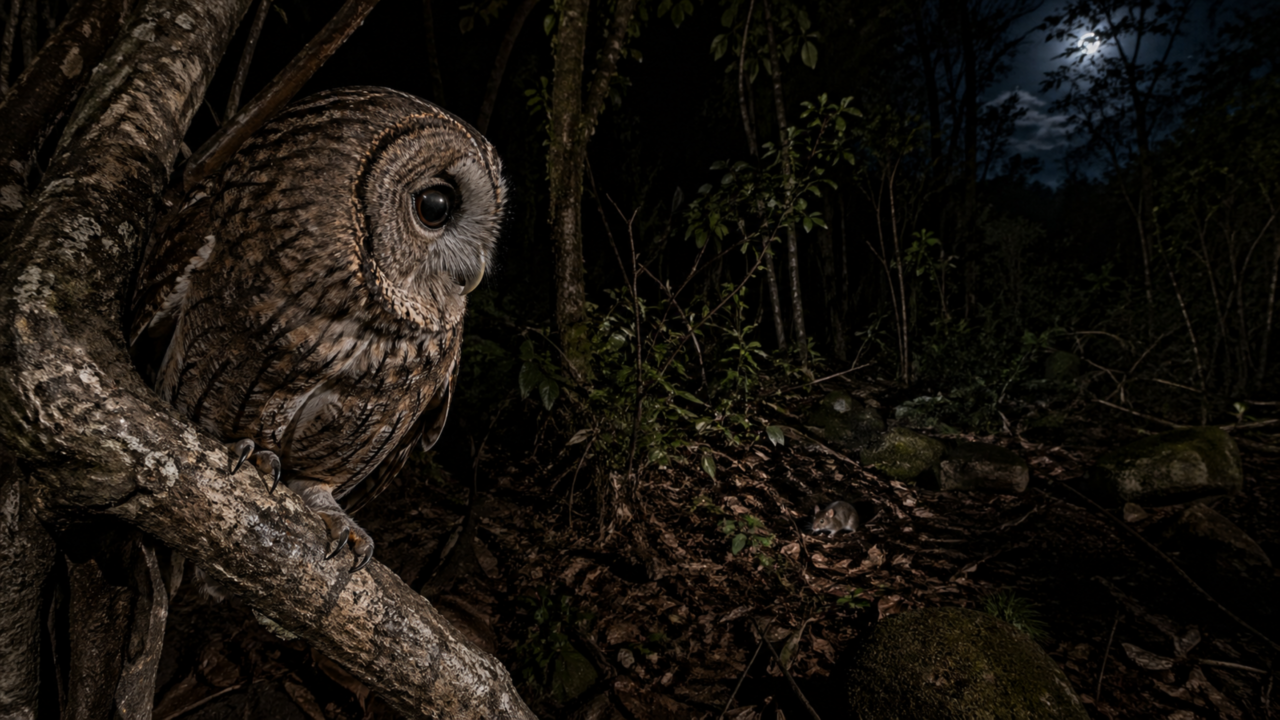 O predador silencioso que quase nunca erra um ataque graças à visão e audição impressionantes