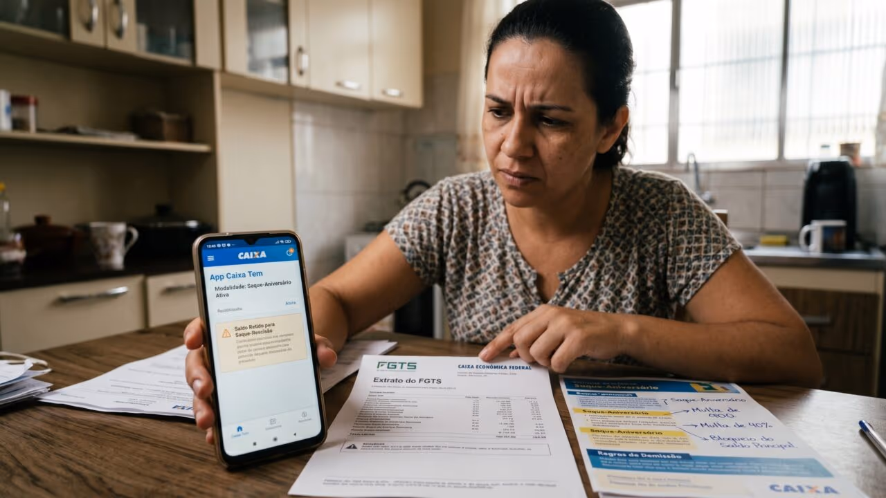 Saque-aniversário ainda confunde quem acha que pode sacar todo o FGTS ao ser demitido